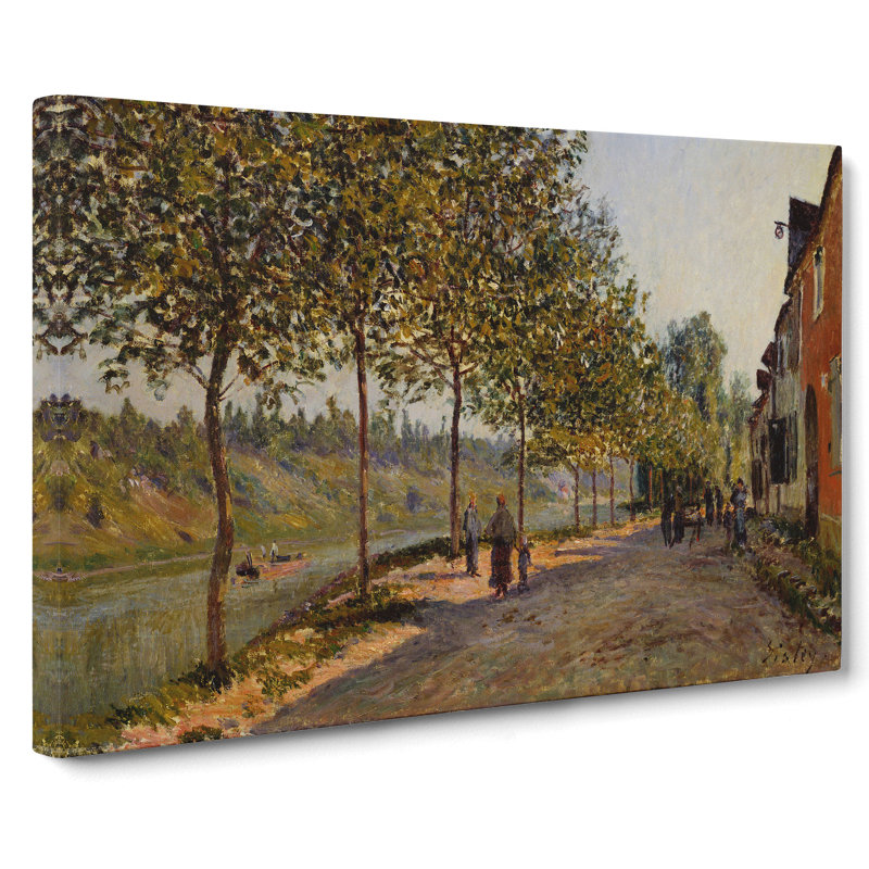 June Morning by Alfred Sisley - Wrapped Canvas, 40cm H x 60cm W x 3cm D