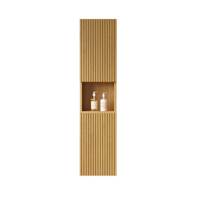 41" Bathroom Wall Mounted Cabinet, Composed Of 6 Cabinets With Doors, Can Be Used In Combination Or Individually, Suitable For Bathroom, Living Room, And Laundry, Bathroom Storage