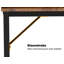 Glenam Metal Base Writing Desk-466309362