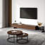 Richetts Walnut Extendable TV Stand With 3 Drawers(79"-142")