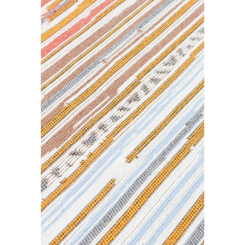 Selina Cotton Flatweave Area Rug, Rectangle 304.8 x 457.2cm