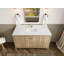 Teck d'Atlanta 60 po X P 22 po D Meuble-lavabo simple en gris clair délavé avec quartz Cove Edge-110359941
