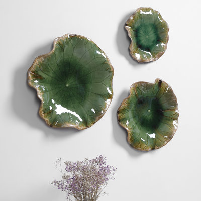 Handmade Boho Plants & Flowers Wall Decor on Ceramic