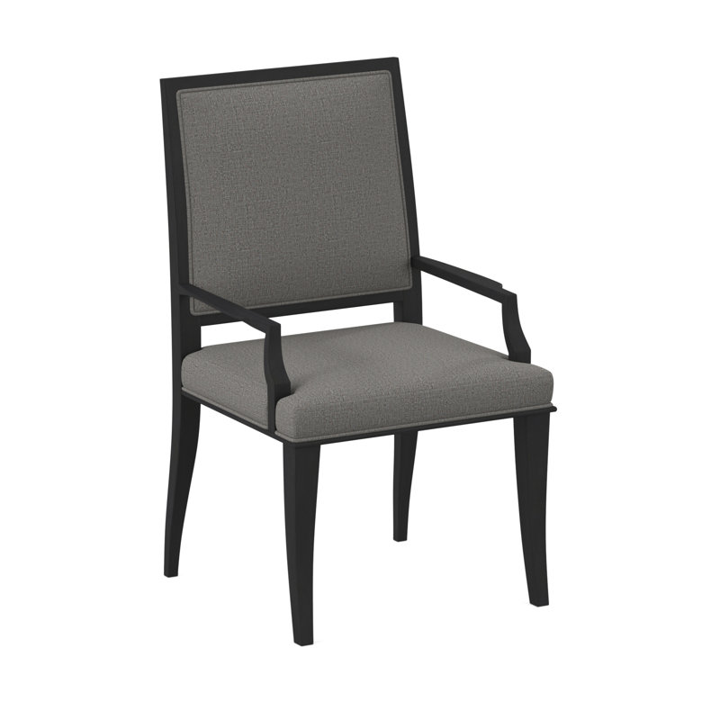 Chaise avec accoudoirs Princeton, Espresso, Kinsley Sky
