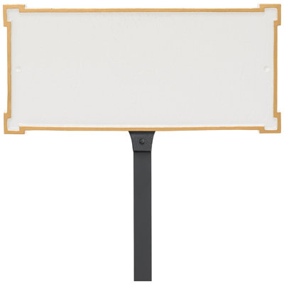 New Yorker 1-Line Lawn Address Sign