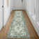 Washable Oriental  Area Rugs Non slip Green Rugs