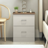 Allyannah 23.6" 2-Drawer Nightstand