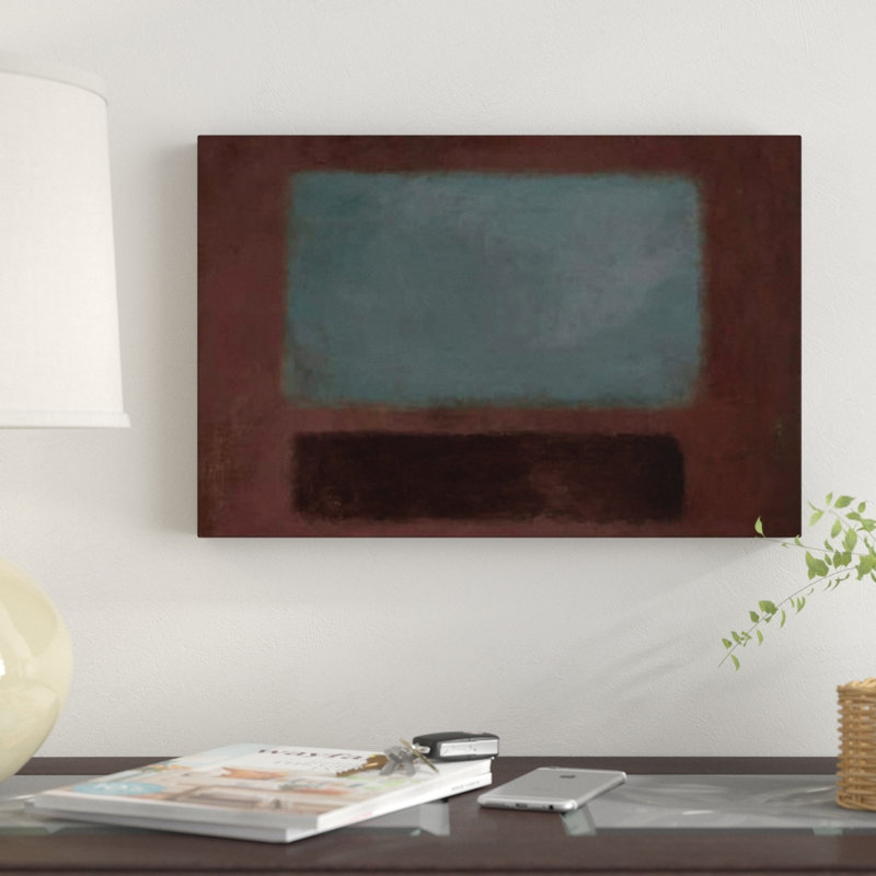« blue rush », impression sur toile, H 40 po x l 60 po x P 1,5 po
