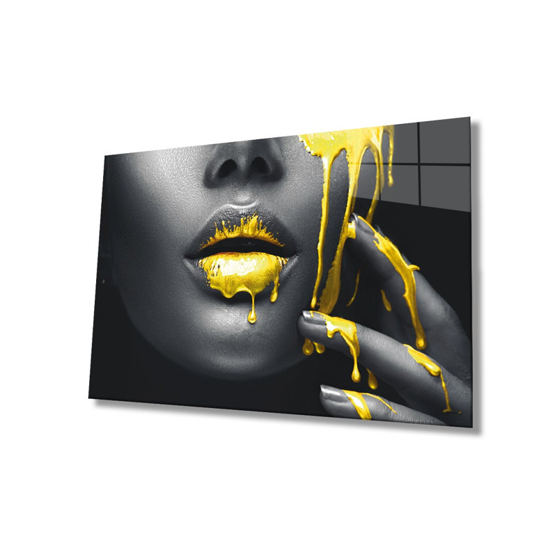 Superbe peinture décorative en verre trempé de 23,6 po x 35,4 po | 100% verre trempé, épaisseur: 0,16 pouce | Parfait pour la décoration intérieure, l'esthétique moderne et l'art mural élégant