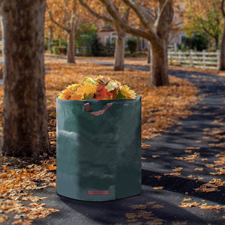Leaf Bag For Collecting Leaves Reusable Garden Yard Waterproof 2 In 1 Waste Bags  Leaf Tarp Trash Canvas Heavy Duty Storage Bag