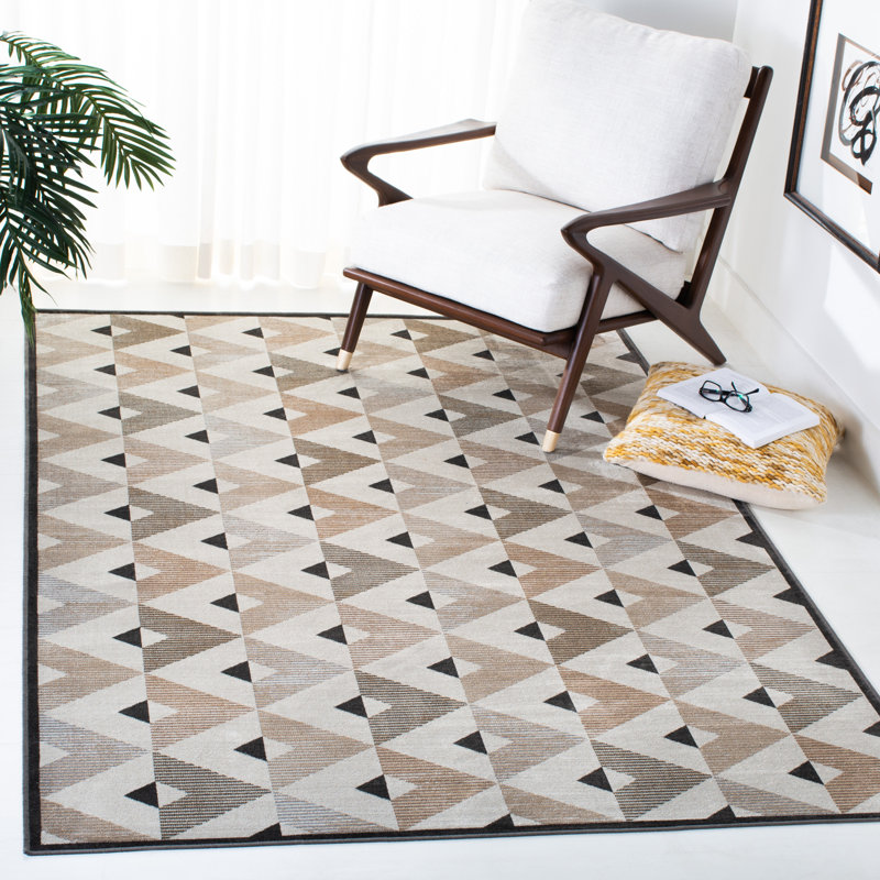 Tapis géométrique Aled Performance, Rectangle 5 pi 3 po x 7 pi 7 po