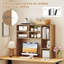 Bahut de bureau avec 7 compartiments ouverts et 3 tablettes réglables-188772737