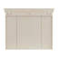 Armoire à pharmacie murale moderne avec porte miroir et 6 tablettes ouvertes Modern-1492008502