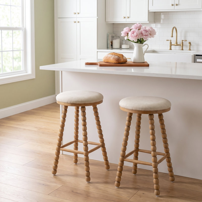 Bramhall Fabric Upholstered Counter Stool