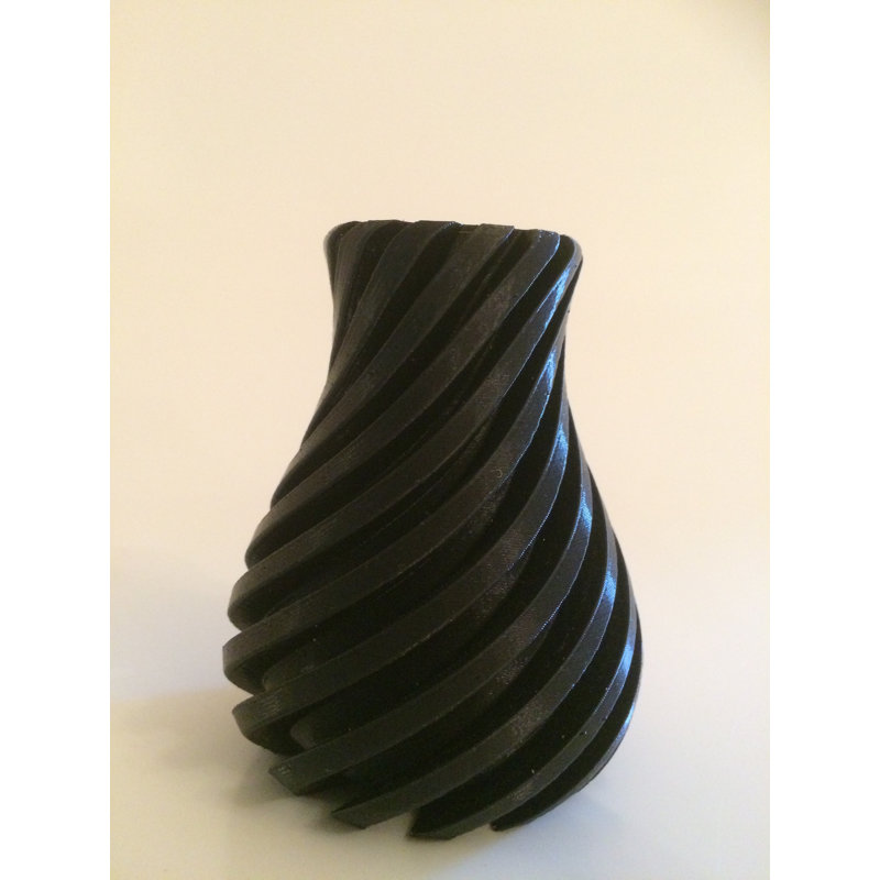Pinnix Table Vase, Black