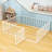 Elegant Metal Floor Bed With Door And Safety Fence Design-793140246-793140247
