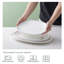 Ensemble de 3 grandes assiettes de service en céramique blanche 16 "/ 14" / 12 "pour la dinde