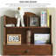 Bureau d'écriture moderne simple en bois d'hévéa-897711982