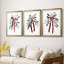 Christmas Holiday Art XVIII - Custom encadrée de qualité supérieure avec mat - 3 pièces-976301226-976301222