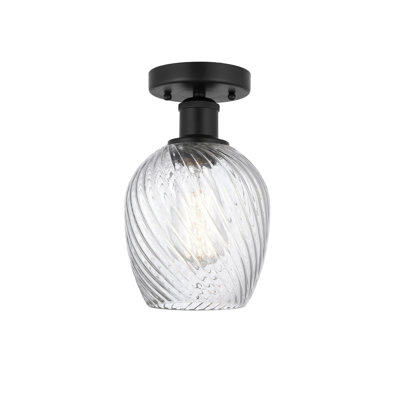 Orianne Glass Semi Flush Mount