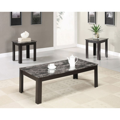 Ensemble de 3 tables basses Pola
