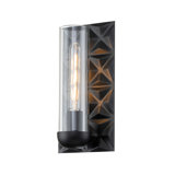 Alpha Iron Metal Armed Wall Sconce