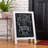 29.75"H Fiberboard Free Standing Chalkboard-56570286