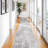 Washable Hallway Rug - Rugs Modern Stain Resistant Indoor Mat Rug for Laundry, Bedroom Non Slip Rubber Backing Thin Super Soft Room Decor Floor Carpet Grey-1638974371