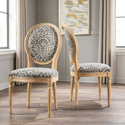 Ensemble de 2 chaises de salle à manger élégantes et confortables, parfaites pour les cuisines et les salles à manger modernes, avec une conception ergonomique et une fabrication durable.