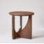 Ensemble de table de bout 100% bois massif 2 pièces, table d'appoint en bois naturel, table de centre simple, table basse minimaliste pour le salon