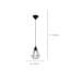 Bethania 1 - Light Black Geometric Pendant-1094728
