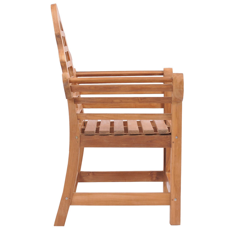 Passarelli Outdoor Teak Dining Armchair