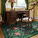  Boho Floral Washable Area Rugs for Living Room Non Slip Indoor Ultra-Thin Throw Room Carpe
