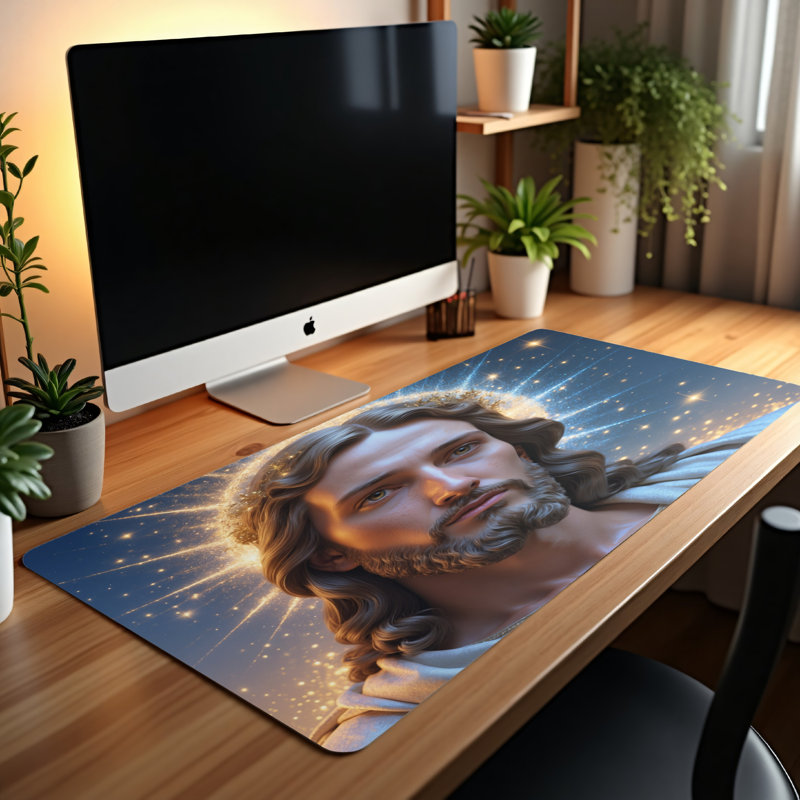 Polyester Desk Pad, 23.6x13.8