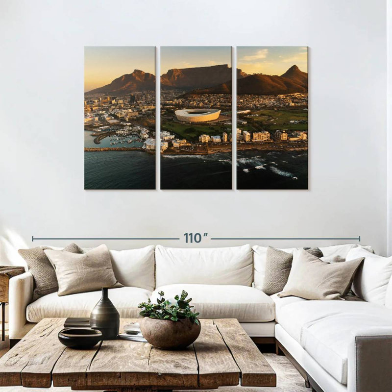 Paysage urbain R camion du Cap, H 48 po x l 74 po