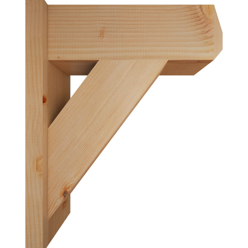 Artisan traditionnel en bois rustique, P 20 po x H 24 po, Sapin Douglas de 7 1/2 po (lisse)