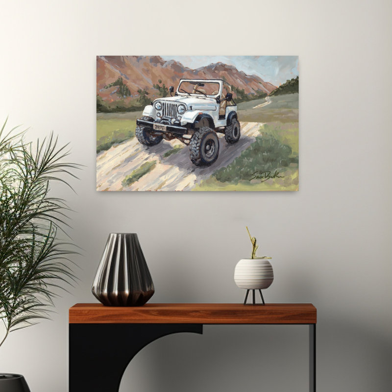 The Road Less Traveled Abstract Contemporary Art, paysage naturel, H 16 po x l 24 po
