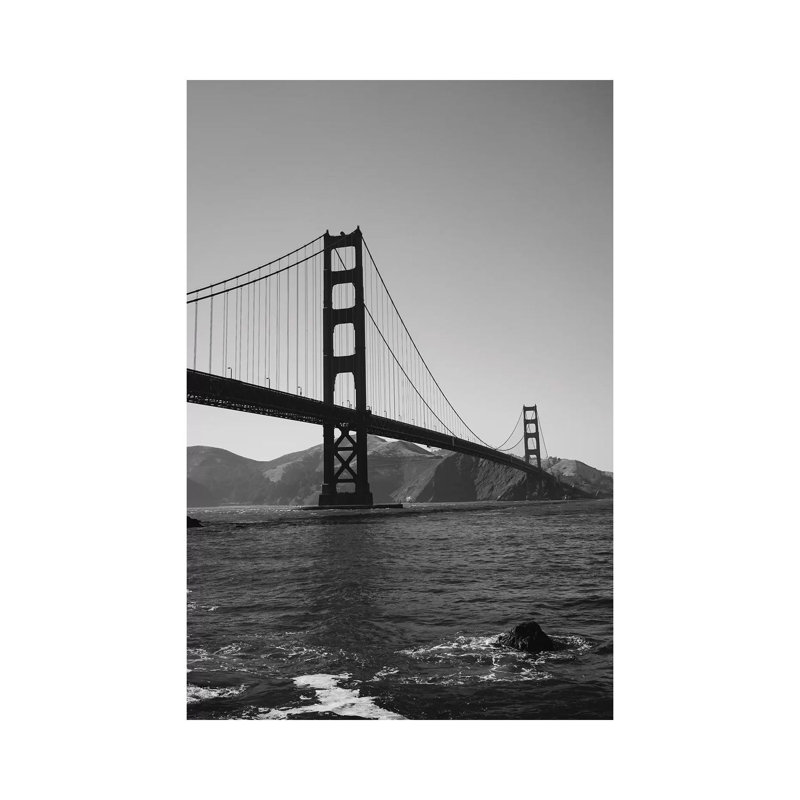 Golden Gate Bridge by Bethany Young - Print on Canvas, Wrapped Canvas, 101.6cm H x 66.04cm W x 1.91cm D