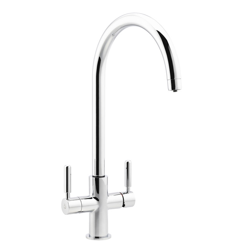 Abode Hemista Slimline 3-in-1 Hot Water Tap, Chrome