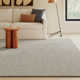 Elle Handmade Wool Silver Rug