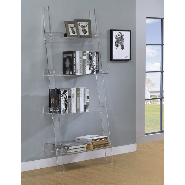 Clear Acrylic ladder bookcase