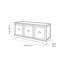 107cm W 3 - Drawer Chest of Drawers-124653043