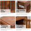 Banc de rangement amovible pour 6 paires de chaussures