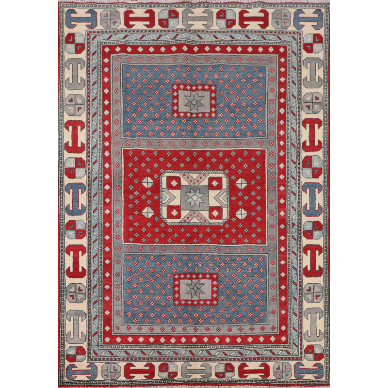 Handmade Kazak Oriental Rug 5