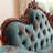 European-style pastoral lounge chair Upholstered Chaise Lounge