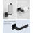 Axis 5 -Piece Decorative Bathroom Hardware Set Towel Bar, TP Holder, Robe Hook Included-65105442