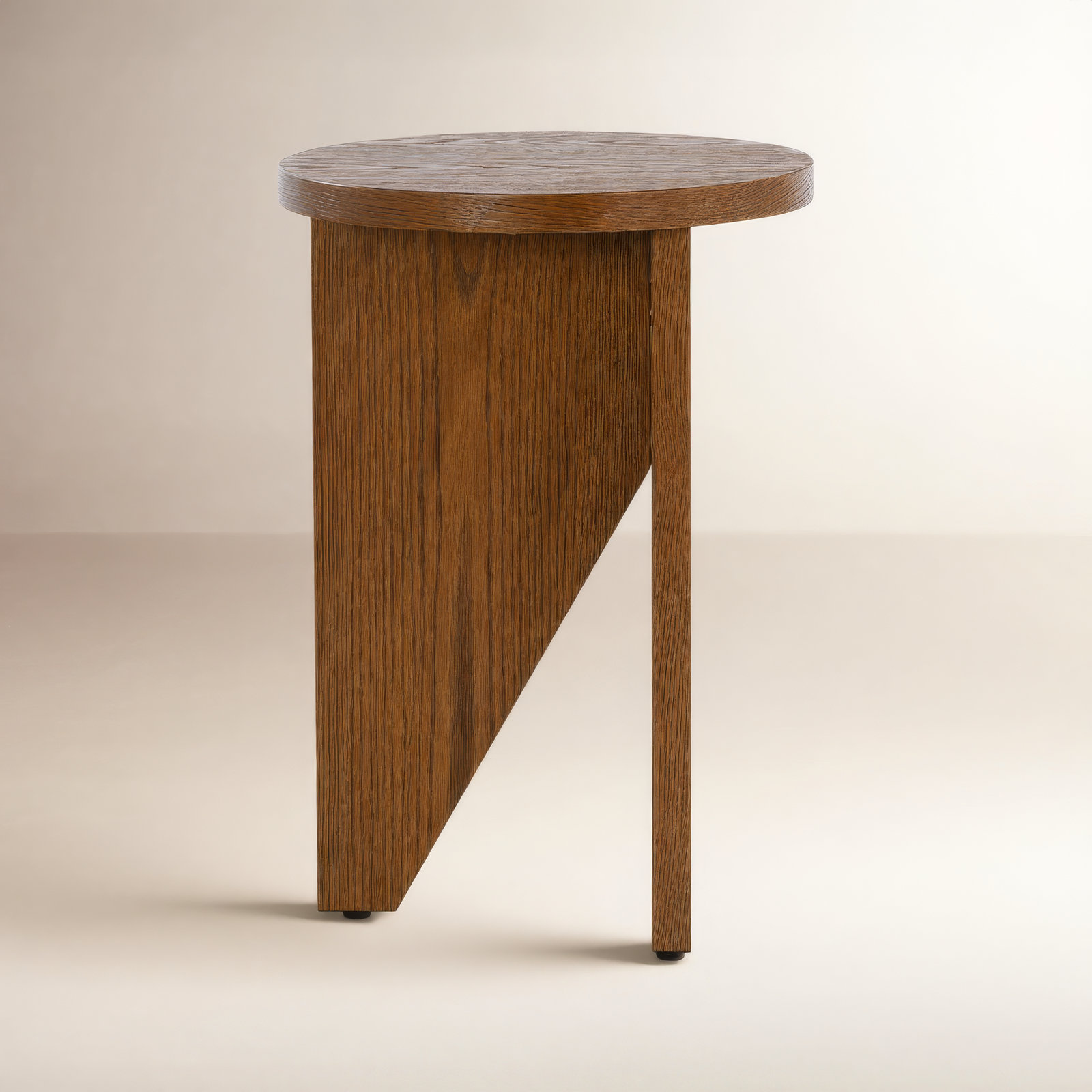 Lille 14" End Table, Medium Oak