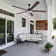 72 Inch 5 - Blade Wooden Ceiling Fan With Light And Remote Control