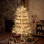 Sapin de Noël avec guirlandes lumineuses DEL