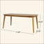 Table de salle à manger d'extérieur en bois d'acacia exceptionnelle pour toutes les occasions, améliorant votre expérience dans la cour.
